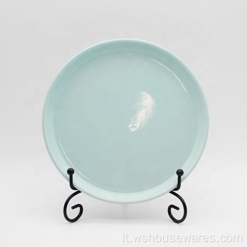 Set di stoviglie in ceramica di glassa di colore di vendita calda personalizzate